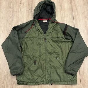 Roots Men's Green Hooded Jacket Large